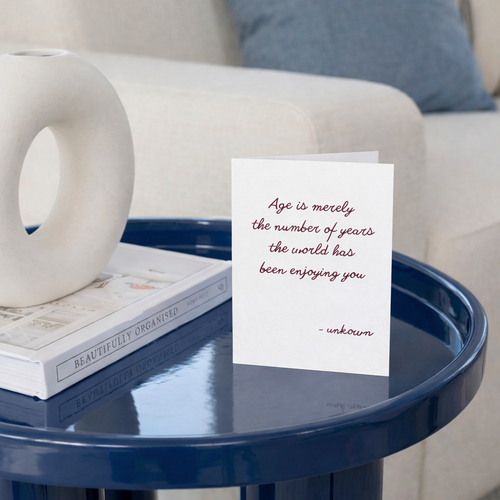 Birthday Quote Card