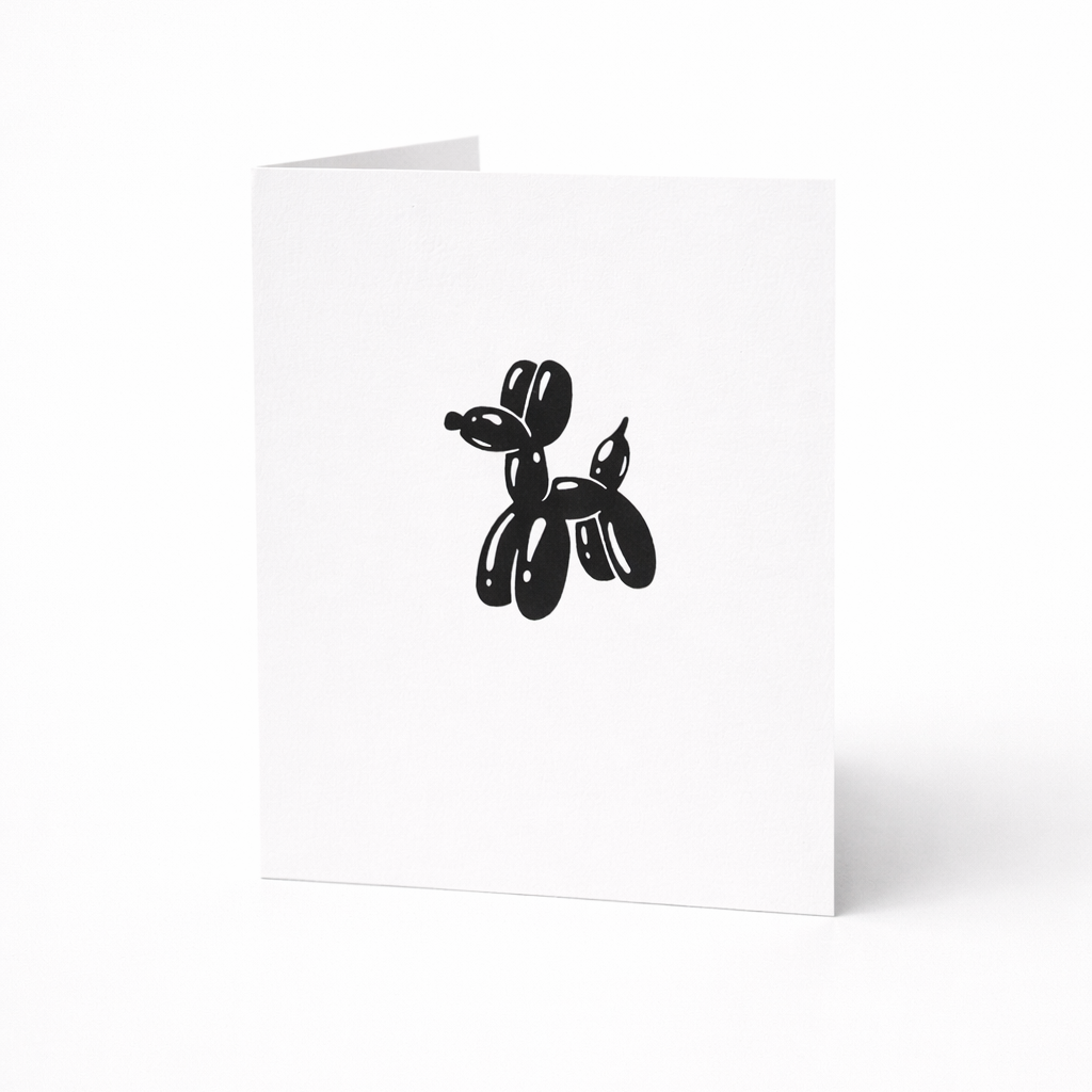 Balloon Dog Card