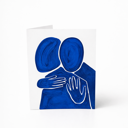 Big Blue Hug Card