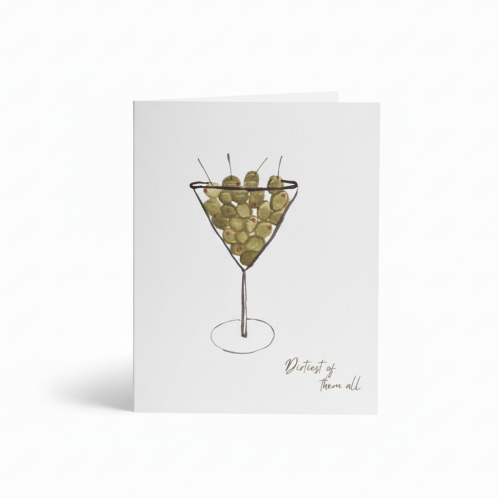 Dirtiest Martini Card
