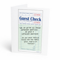 Guest Check - Order for the Table Card