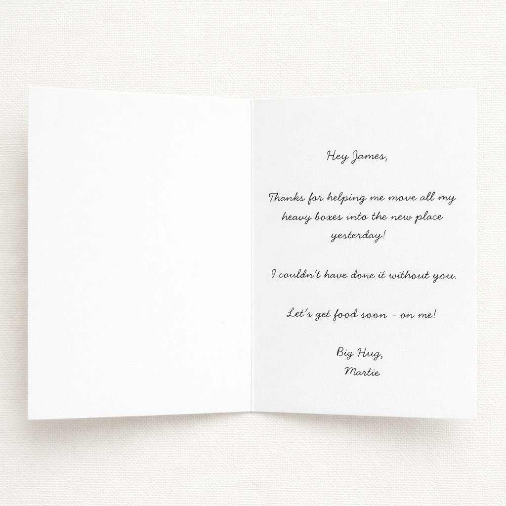 Merci Thank You Card