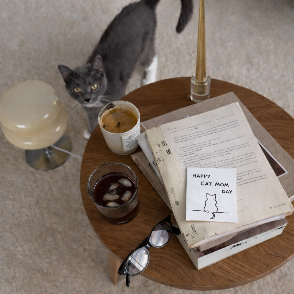 Happy Cat Mom Day - Funny Mother's Day Card