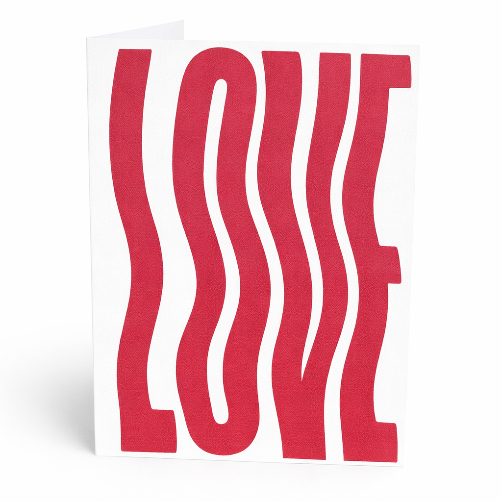 Wavy Love Card